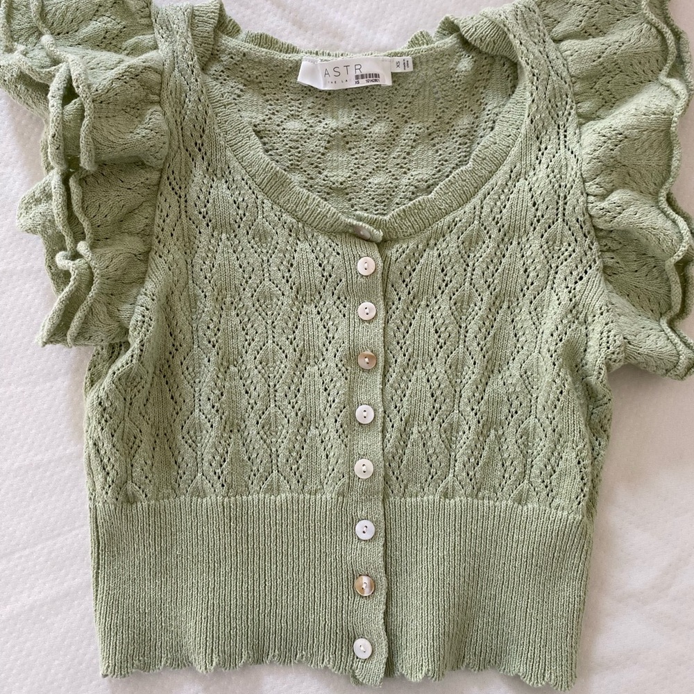 ASTR the label cropped cardigan